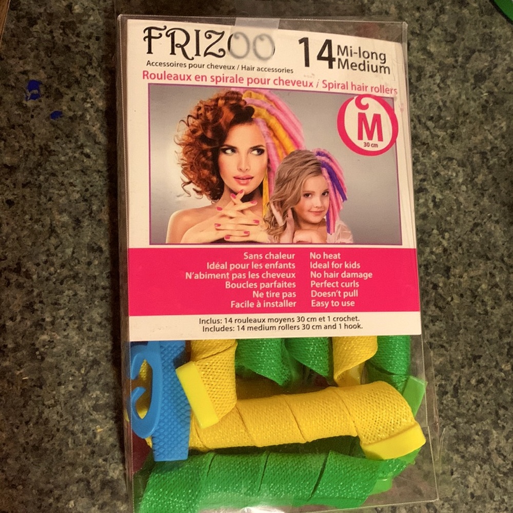 Frison pull threw no heat hair curlers